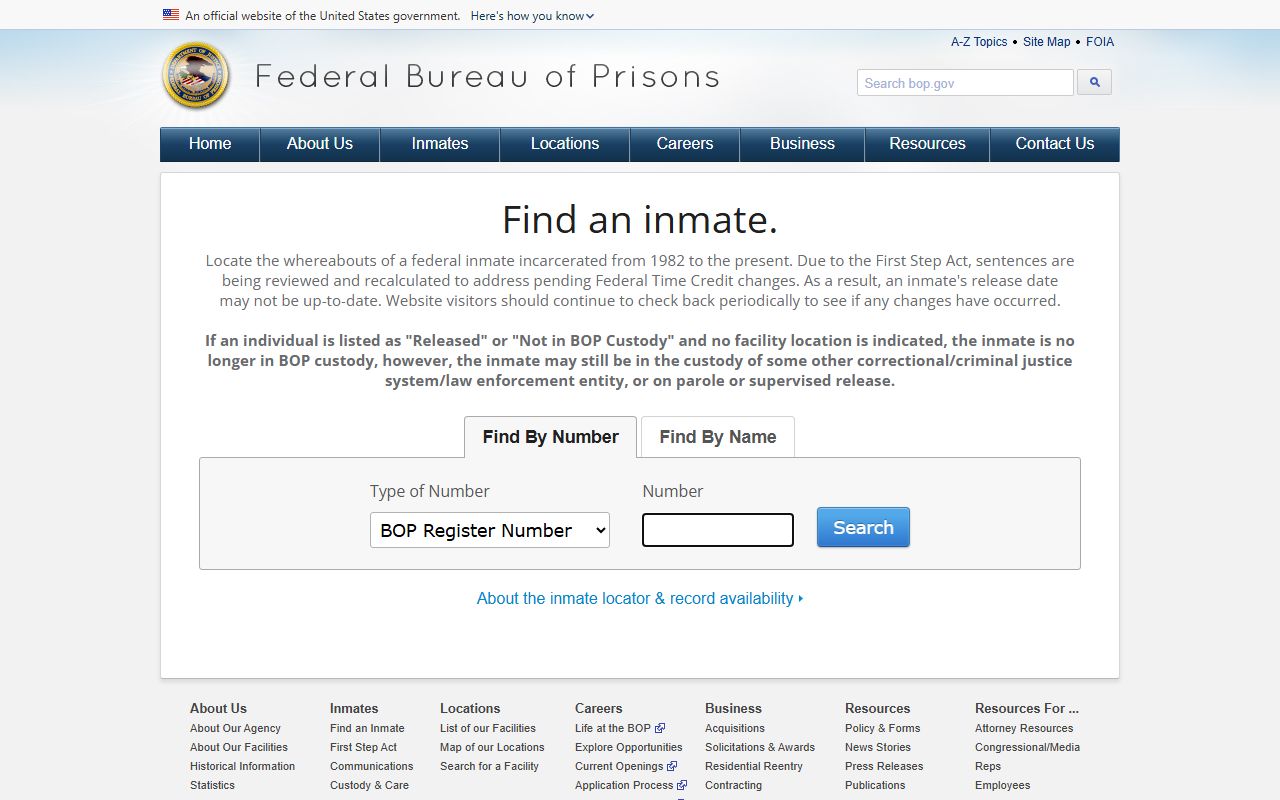 Federal inmate population search for Tensas Parish federal custody alternatives